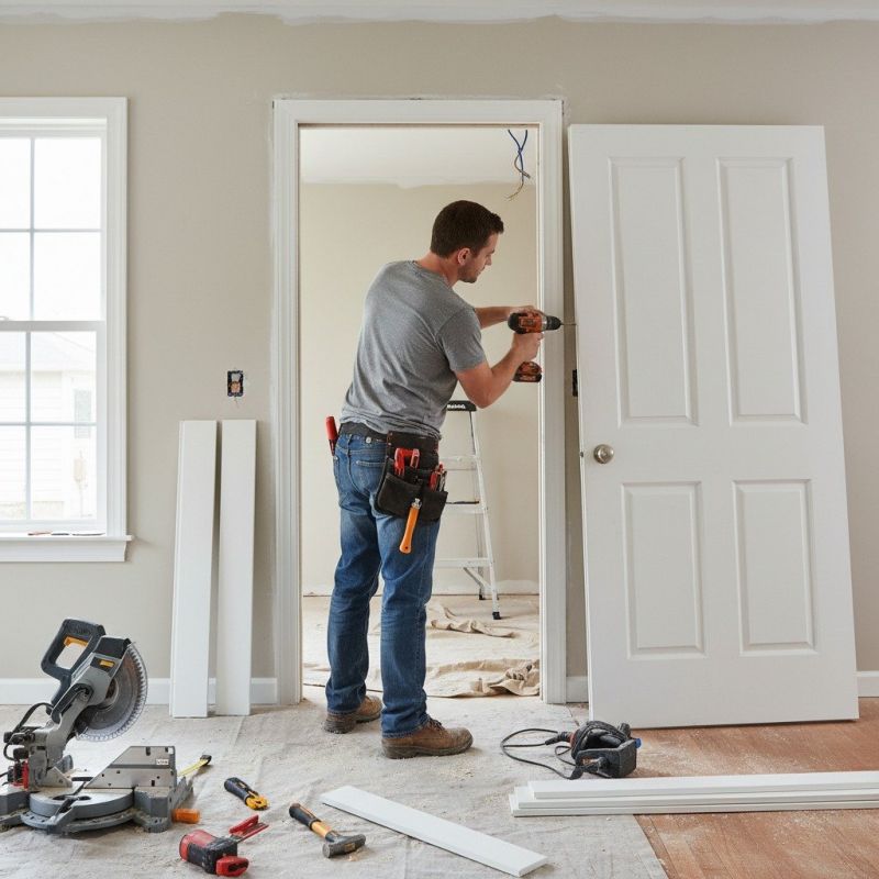 Pantry Door Installation detail