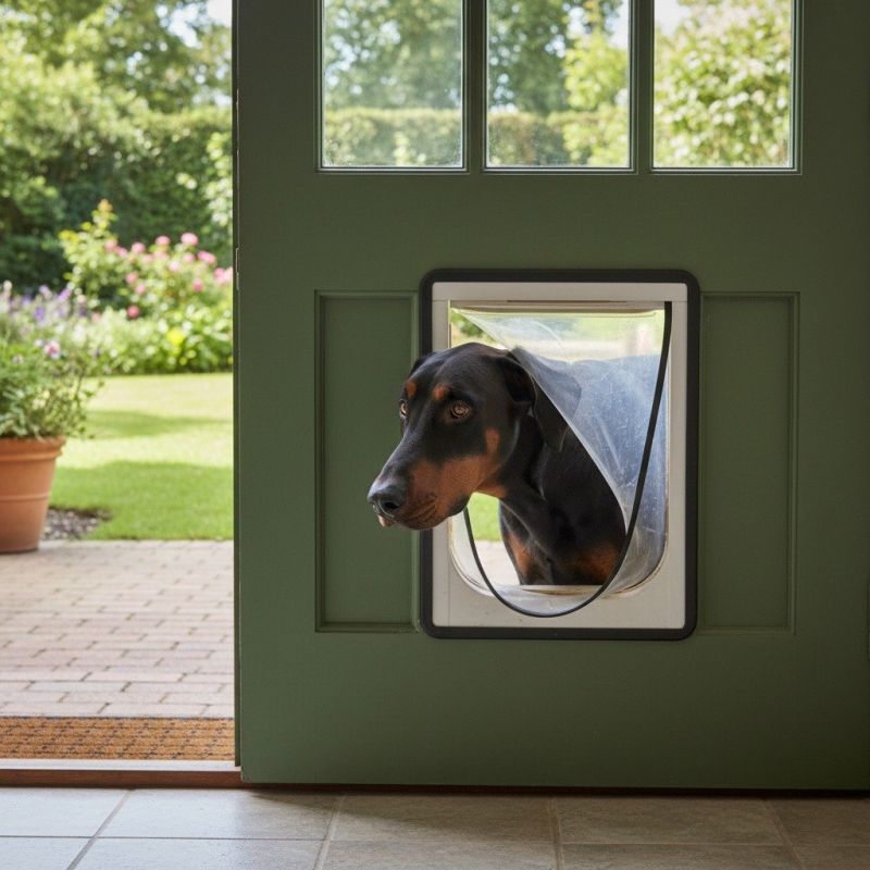 Pet Door Installation detail