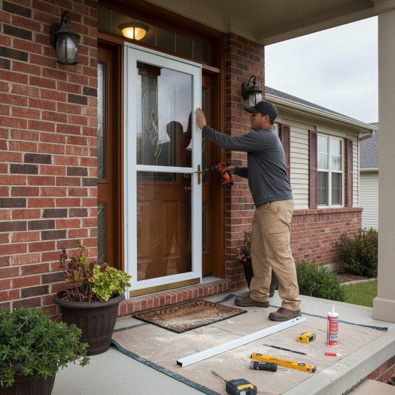Storm Door Repair detail